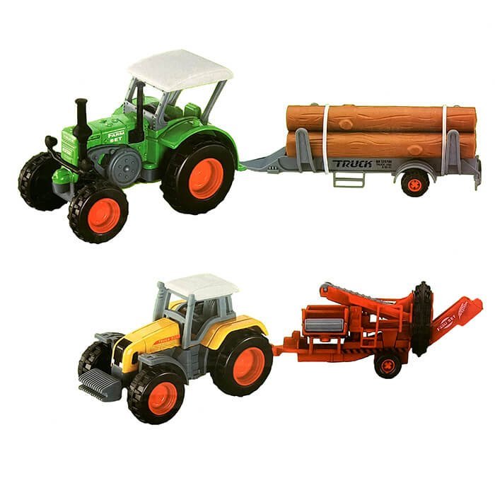 151-1.jpg 8" DIE CAST TRUCK/TRACTOR SET - Image 1