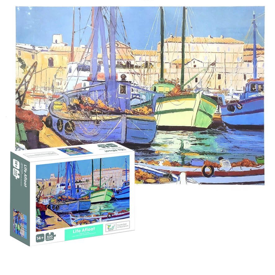 410-x-1.jpg LIFE AFLOAT JIGSAW PUZZLE - 500 PCS - Image 1