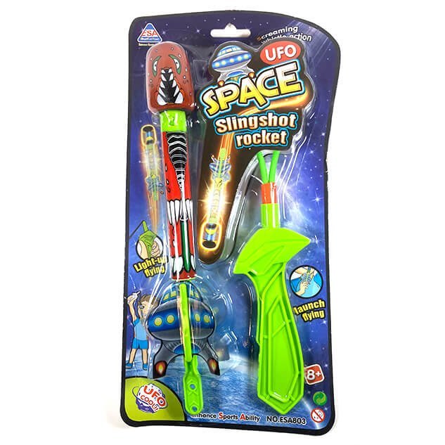 g5ap-456.jpg 6" LIGHT UP SLING SHOT ROCKET - Image 1