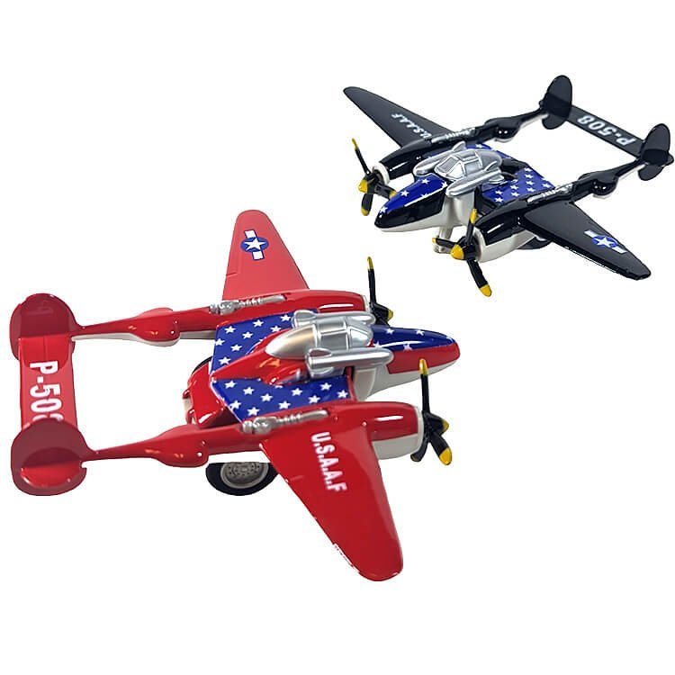 p508-1.jpg 5" DIE CAST WWII FIGHTER PLANE - Image 1
